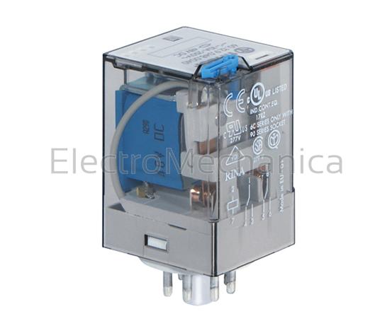 601290120040 | 10A 2CO 8PIN PLUG-IN RELAY 12VDC | J - Timers and